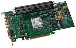 UltraView的PCIe系列数据采集卡可插在任意一个PCIe扩展槽卡。这些采集卡有高达8GB的缓存1.4Gb/sec典型的PCIE总线的传输速率可长时间采集数据。