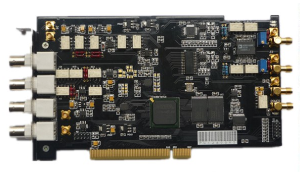 PCI接口,模拟带宽:40MHz,最大50MSa/s实时采样, 存储深度:32K,（可测失真度及频率分量),中文软件
