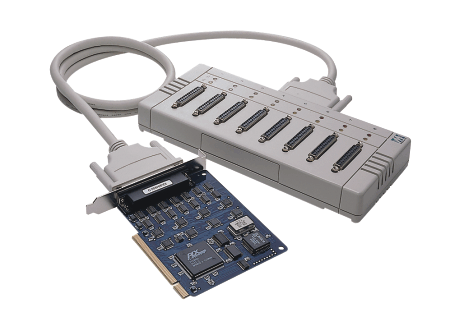 简单易用的PCI总线八串口卡