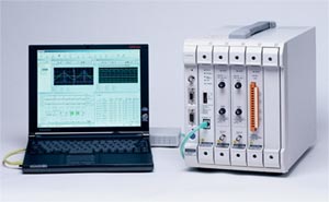 在一个测量站上同时可以使用不同的模块(如电压、热电偶等)。如果安装几个相同类型的模块，软件可自动将它们连接起来，当一个模块.