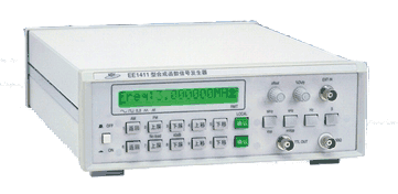 输出波形:正弦波，方波，脉冲波，TTL波，三角波，锯齿波（0.01Hz~100KHz）输出频率:0.01Hz~10MHz（EE1411C）
 
 