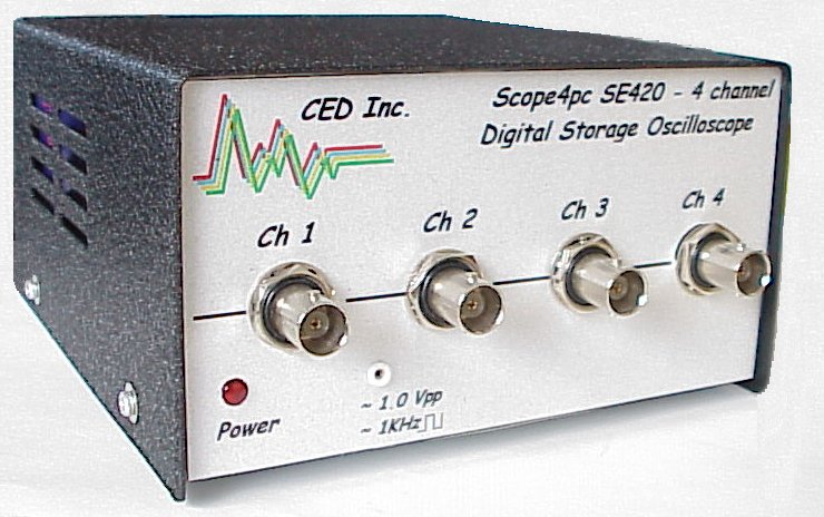 4通道示波器,20MHz/s采样,256K存储深度,二个并口
可购成8通道示波器.