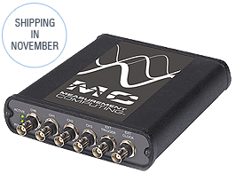 四路模拟量输入:16位同步采样:1.33MS/s 的更新频率:1.33 MS/s :输入电压范围: ±10 V, ±2.5 V, ±500 mV 
