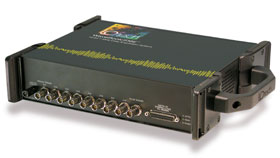 Wavebook516E高速振动测试系统, 本身具有8通道模拟通道和16通道数字量通道,分辨率：16bit,单通道最高采样率：1MHz 