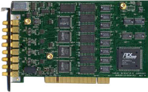 150 MS/s采样, 8-通道, 12-位, PCI任意波形发生器卡
