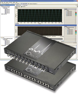 6000系列振动测试系统 以太网接口，12通道模拟输入，8通道数字I/O，多个6000系列模块可以进行通道扩展，体积小，携带方便。