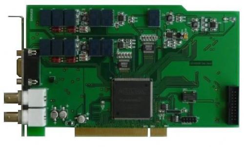 12位，50MHz/s 采样，1024K存储，2通道PCI示波器卡，带16；路I/O , 二次开发。